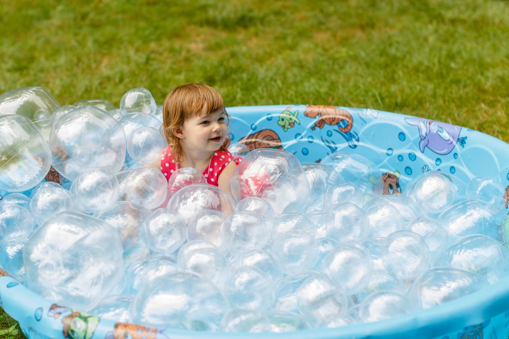 second birthday Bubbles and Brunch ball pit kids party planner
